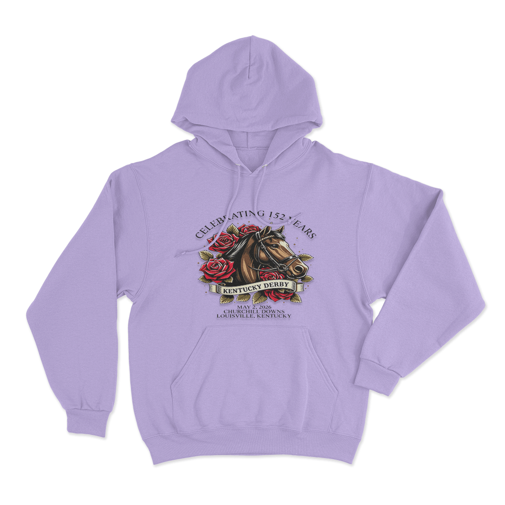 Celebrating 152 Years Kentucky Derby Unisex Hoodie Purple Celebrating 152 Years Kentucky Derby Unisex Hoodie Purple