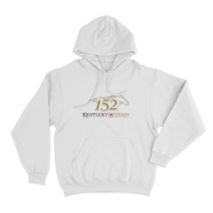 Kentucky Derby 152 Anniversary Unisex Hoodie White