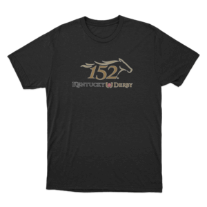 Kentucky Derby 152 Anniversary Unisex T Shirt Black