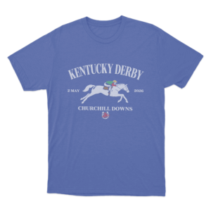 Kentucky Derby 2026 Churchill Downs Unisex T Shirt Blue