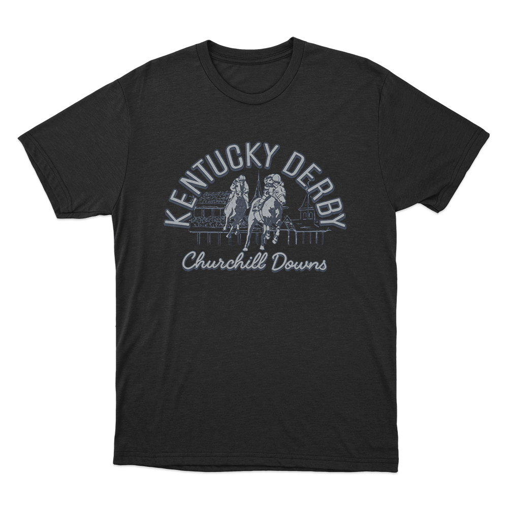 Kentucky Derby Churchill Downs Scene Unisex T Shirt Black Kentucky Derby Churchill Downs Scene Unisex T Shirt Black