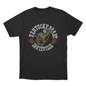 Kentucky Derby Louisville Roses Unisex T Shirt Black