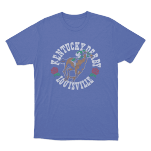 Kentucky Derby Louisville Roses Unisex T Shirt Blue