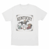 Kentucky Horse Racing Jockey Unisex T Shirt White